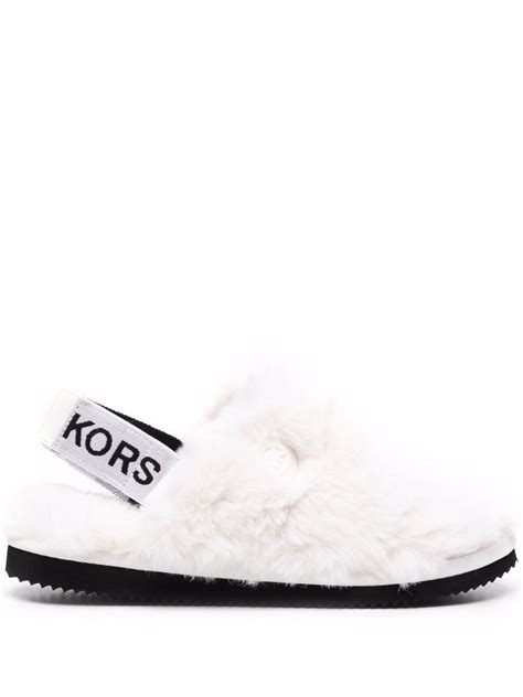 michael kors elsie slippers|michael kors slides women's.